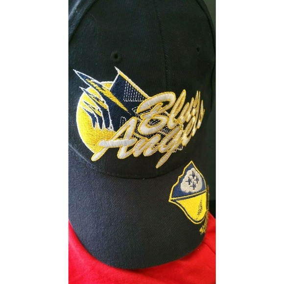 Blue Angels Navy Embroidered Baseball Cap Adjustable by Eagle Crest Hat #5893 - Picture 5 of 7
